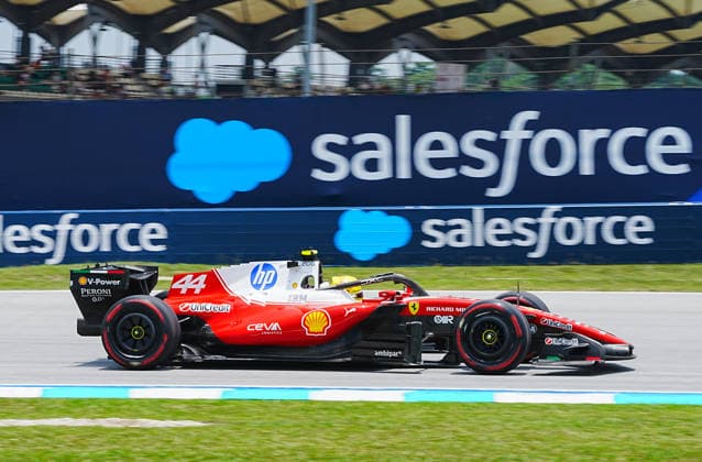 October 3, 2026, Sepang, Selangor, Malaysia: Scuderia Ferrari HP driver Lewis Hamilton (44) steers his car during a free practice session for the Formula 1 Gulf Air Bahrain Grand Prix in Malaysia at the PETRONAS Sepang International Circuit, in Sepang, Selangor, Malaysia. Sepang Malaysia - ZUMAk197 20261003_zsp_k197_002 Copyright: xRanjithxKumarx