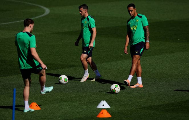 Republic of Ireland Squad Training, TSC Arena, BaÄka Topola, Serbia 3 10 2026 Adam Idah Adam Idah 3 10 2026  Copyright: xx RB1_5065