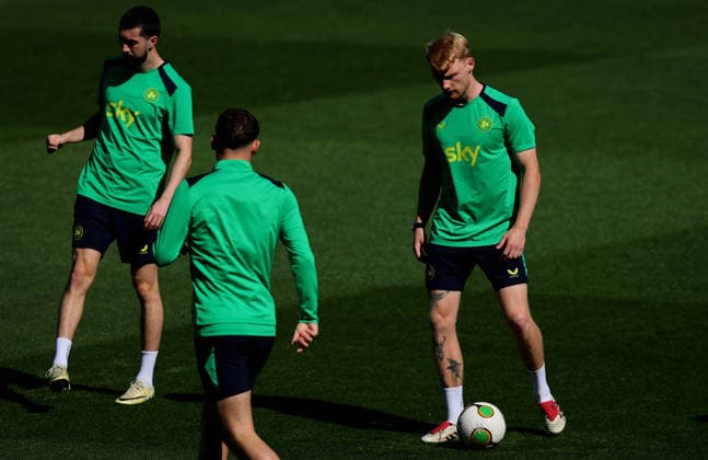 Republic of Ireland Squad Training, TSC Arena, BaÄka Topola, Serbia 3 10 2026 Liam Scales Liam Scales 3 10 2026  Copyright: xx RB1_5334