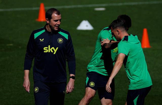 Republic of Ireland Squad Training, TSC Arena, BaÄka Topola, Serbia 3 10 2026 Assistant head coach John O Shea John O Shea 3 10 2026  Copyright: xx RB1_5424