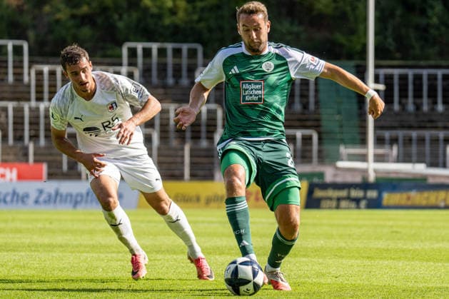 October 3, 2026, xdaymx, Regional League Southwest Soccer, FC 08 Homburg vs. SG Barockstadt Fulda Lehnerz, Keanu Kraft (SG Barockstadt Fulda Lehnerz) and Julian Günther Schmidt (FC 08 Homburg), Homburg