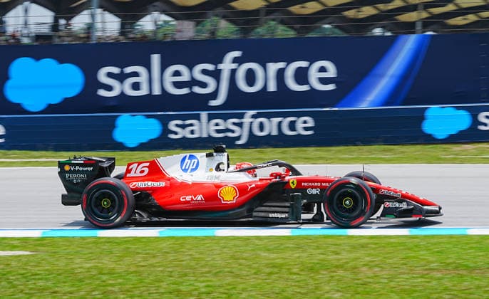 October 3, 2026, Sepang, Selangor, Malaysia: Scuderia Ferrari HP driver Charles Leclerc (16) drives during a free practice session for the Formula 1 Gulf Air Bahrain Grand Prix in Malaysia at the PETRONAS Sepang International Circuit, in Sepang, Selangor, Malaysia Bahrain Grand Prix 2026 In Sepang - ZUMAk197 20261003_zsp_k197_009 Copyright: xRanjithxKumarx