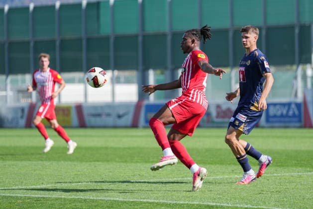Friendly Match: SC Freiburg vs. FC Luzern, October 3, 2026; Cyriaque Irie (SC Freiburg), No. 22 in possession; Friendly Match: SC Freiburg vs. FC Luzern, Europa-Park Stadium, October 3, 2026 DFB and DFL regulations prohibit any use of photographs as image sequences and or quasi-video. Copyright: xBEAUTIFULxSPORTS Boscox