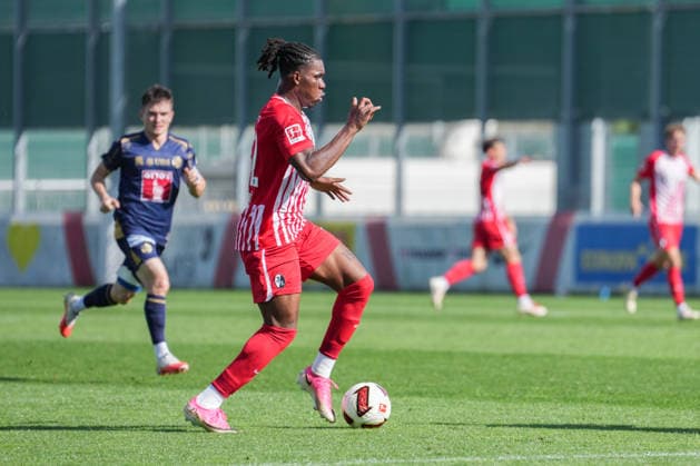 Friendly Match: SC Freiburg vs. FC Luzern, October 3, 2026; Cyriaque Irie (SC Freiburg), No. 22 in possession; Friendly Match: SC Freiburg vs. FC Luzern, Europa-Park Stadium, October 3, 2026 DFB and DFL regulations prohibit any use of photographs as image sequences and or quasi-video. Copyright: xBEAUTIFULxSPORTS Boscox
