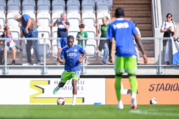 October 3, 2026, Soccer, 2026–2027 Season, Friendly Match, SC Austria Lustenau vs. FC Schalke 04, Junior Dina Ebimbe, FC Schalke 04 xRHR PHOTO YYx Copyright: KROEGER RHR-FOTOx RHR-FOTO YY