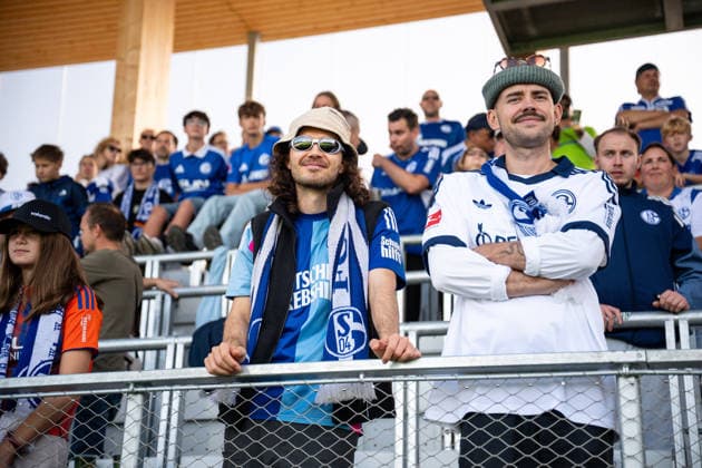 October 3, 2026, Soccer, 2026–2027 Season, Friendly Match, SC Austria Lustenau vs. FC Schalke 04, FC Schalke 04 Fans, xRHR PHOTO YYx Copyright: KROEGER RHR-FOTOx RHR-FOTO YY