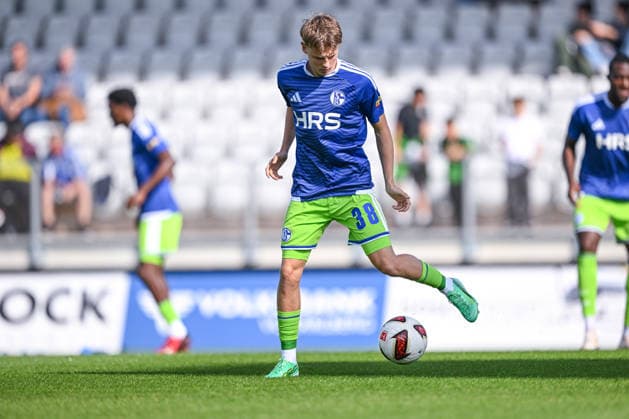 October 3, 2026, Soccer, 2026–2027 Season, Friendly Match, SC Austria Lustenau vs. FC Schalke 04, Luca Vozar, FC Schalke 04 xRHR PHOTO YYx Copyright: KROEGER RHR-FOTOx RHR-FOTO YY