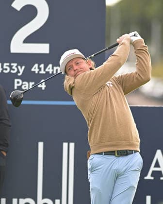 Alfred Dunhill Links Championship Cam Smith tees off on the 2nd hole during the Alfred Dunhill Links Championship at St Andrews, St Andrews 03 10 2026 UK Newspapers OUT Copyright: xKrisxCargillx FIL-24023-0013