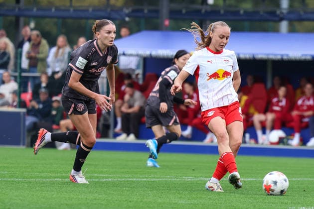 Germany Soccer Google Pixel Women s Bundesliga 2026 2027, Matchday 6: RB Leipzig vs. FSV Mainz 05, RB Leipzig Training Center, Leipzig, Lou Ann Joly, RB Leipzig Women, 6 on the ball Copyright: xLucasxWalterx