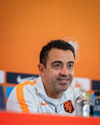 ZEIST - National coach Xavi Hernandez during a press conference, PK, Pressekonferenz at the KNVB Campus in preparation for the Nations League match against Serbia. SONNY LENSEN ANP xVIxANPxSportx xxANPxIVx 571380944 originalFilename: 571380944.jpg