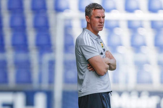 October 3, 2026, Stadionplein, Leeuwarden, GER, Friendly Match: SV Meppen vs. SC Cambuur, Coach Johan Plat. DFL REGULATIONS PROHIBIT ANY USE OF PHOTOGRAPHS AS IMAGE SEQUENCES AND OR QUASI-VIDEO. Leeuwarden, Friesland, Netherlands, Stadionplein