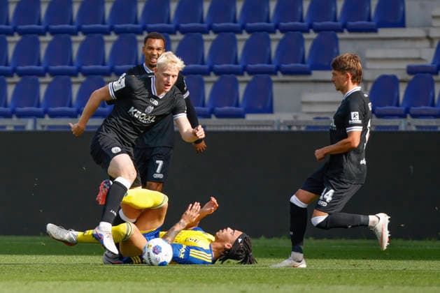 October 3, 2026, Stadionplein, Leeuwarden, GER, Friendly Match: SV Meppen vs. SC Cambuur, Jona Borsum, SV Meppen 4. DFL regulations prohibit any use of photographs as image sequences and or quasi-video. Leeuwarden, Friesland, Netherlands, Stadionplein