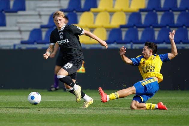 October 3, 2026, Stadionplein, Leeuwarden, GER, Friendly Match: SV Meppen vs. SC Cambuur, Florian Bähr SV Meppen 39 DFL REGULATIONS PROHIBIT ANY USE OF PHOTOGRAPHS AS IMAGE SEQUENCES AND OR QUASI-VIDEO Leeuwarden Friesland Netherlands Stadionplein