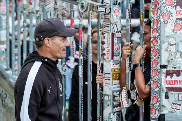 German Soccer: 2. Bundesliga, Bundesliga 1, Friendly Match, 2026–27 Season, FC St. Pauli vs. Borussia Mönchengladbach, Millerntor Stadium, Hamburg, St. Pauli, Alexander Blessin, Borussia Mönchengladbach, Coach Pre-Match, Profile, with FC St. Pauli Fans Copyright: xStefanxTrochax