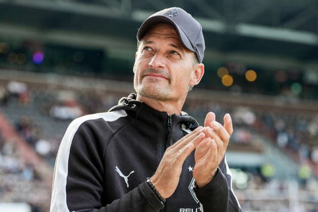 Germany Soccer: 2. Bundesliga, Bundesliga, Friendly Match, 2026–27 Season, FC St. Pauli vs. Borussia Mönchengladbach, Millerntor Stadium, Hamburg, St. Pauli, Alexander Blessin, Borussia Mönchengladbach, Coach Before the Game, Portrait, Cutout Copyright: xStefanxTrochax