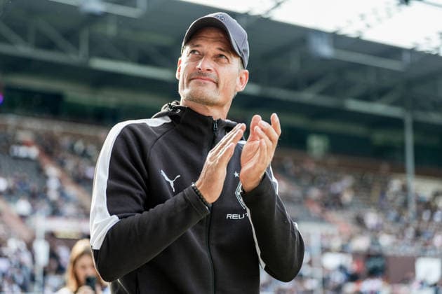 Germany Soccer: 2. Bundesliga, Bundesliga, Friendly Match, 2026–27 Season, FC St. Pauli vs. Borussia Mönchengladbach, Millerntor Stadium, Hamburg, St. Pauli, Alexander Blessin, Borussia Mönchengladbach, Coach Before the Game, Portrait, Cutout Copyright: xStefanxTrochax