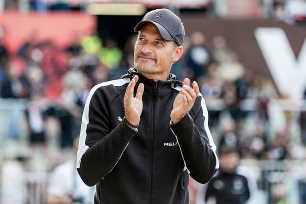 German Soccer: 2. Bundesliga, Bundesliga, Friendly Match, 2026–27 Season, FC St. Pauli vs. Borussia Mönchengladbach, Millerntor Stadium, Hamburg, St. Pauli, Alexander Blessin, Borussia Mönchengladbach, Coach Before the Game, Portrait, Cutout Copyright: xStefanxTrochax