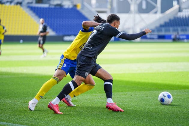 Dutch Soccer, International Friendly, International Break, 3rd Division, Eredivisie, 2026–2027 Season, Kooi Stadium, Leeuwarden, Netherlands, Saturday, October 3, 2026, SC Cambuur Leeuwarden vs. SV Meppen, David Bouah (SC Cambuur Leeuwarden) 2, Oliver Schmitt (SV Meppen) 7 Copyright: xMichelxWittex