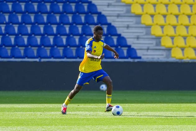 Dutch Soccer, International Friendly, International Break, 3rd Division, Eredivisie, 2026–2027 Season, Kooi Stadium, Leeuwarden, Netherlands, Saturday, October 3, 2026, SC Cambuur Leeuwarden vs. SV Meppen, Jamal Amofa 6, SC Cambuur Copyright: xMichelxWittex