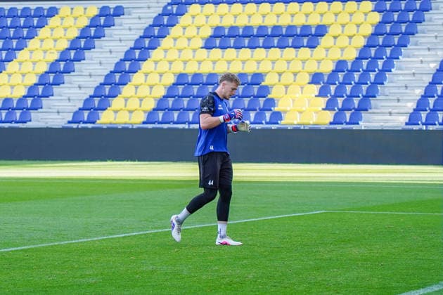 Dutch Soccer, International Friendly, International Break, 3rd Division, Eredivisie, 2026–2027 Season, Kooi Stadium, Leeuwarden, Netherlands, Saturday, October 3, 2026, SC Cambuur Leeuwarden vs. SV Meppen, Julius Pünt (SV Meppen), 44 Copyright: xMichelxWittex