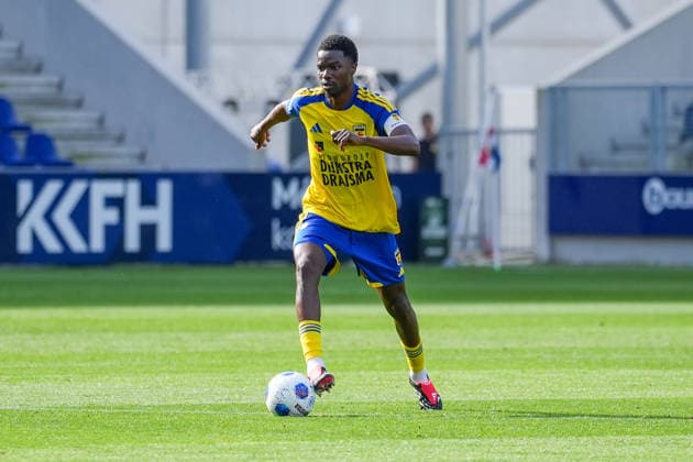 Dutch Soccer, International Friendly, International Break, 3rd Division, Eredivisie, 2026–2027 Season, Kooi Stadium, Leeuwarden, Netherlands, Saturday, October 3, 2026, SC Cambuur Leeuwarden vs. SV Meppen, Jamal Amofa (SC Cambuur Leeuwarden), 6 Copyright: xMichelxWittex