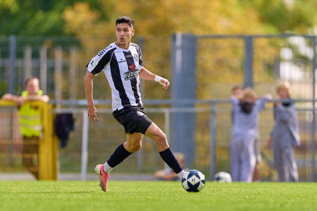 fs Dean Melo VfR Aalen, 18 GER, VfR Aalen vs. FSV Frankfurt, Soccer, Regionalliga Southwest Men, Matchday 10, 2026–2027 Season, October 3, 2026 GER, VfR Aalen vs. FSV Frankfurt, Soccer, Regionalliga Southwest Men, Matchday 10, 2026–2027 Season, October 3, 2026 Aalen Copyright: xEibner-Pressefoto GeraldxOelze-dexStoppanyx EP_ODS