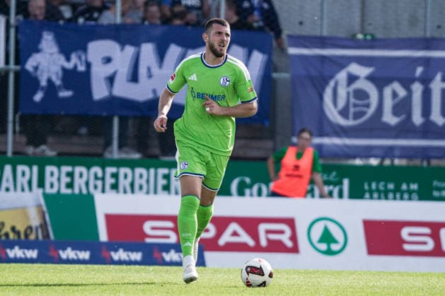 Soccer Austria Friendly Match 2025 2026 03 10 2026 SC Austria Lustenau vs. FC Schalke 04 SUN MINIMEAL Arena Lustenau, Austria Steve Noode Schalke 04 Copyright: xLUKAxKOLANOVICx