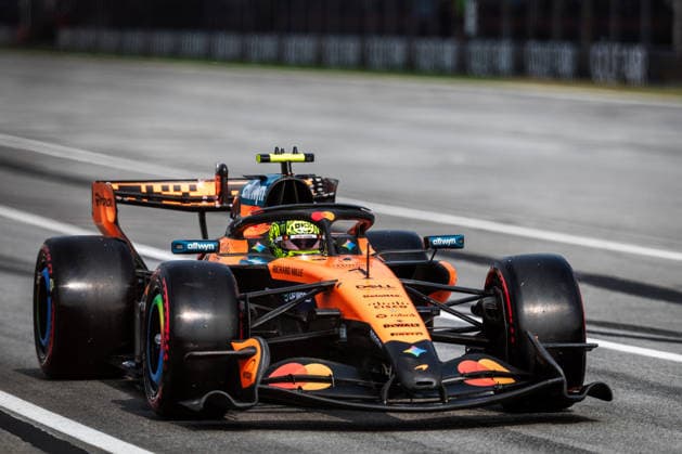 2026 Formula One Bahrain Grand Prix Sepang Circuit, Kuala Lumpur, Malaysia. 3.October.2026; Lando Norris of Great Britain and McLaren Mastercard F1 Team during qualifying Formula One Bahrain Grand Prix Kuala Lumpur Sepang Circuit Malaysia Copyright: xJayxHiranox