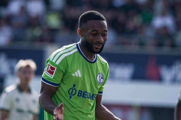 Soccer Austria Friendly Match 2025 2026 03 10 2026 SC Austria Lustenau vs. FC Schalke 04 SUN MINIMEAL Arena Lustenau, Austria Moussa Sylla Schalke 04 Copyright: xLUKAxKOLANOVICx