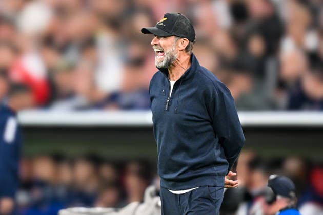 Jürgen Klopp, Germany Coach, Facial Expressions, Strong Facial Expression, Emotion, October 1, 2026 ¢ Soccer ¢ Nations League ¢ Germany vs. Serbia, Allianz Arena, Munich, Bavaria, Germany Copyright: xpepphotox xHorstxMauelshagenx pep00321, pep_20261001_hm