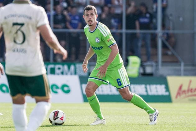 Soccer Austria Friendly Match 2025 2026 03 10 2026 SC Austria Lustenau vs. FC Schalke 04 SUN MINIMEAL Arena Lustenau, Austria Ron Schallenberg Schalke 04 Copyright: xLUKAxKOLANOVICx