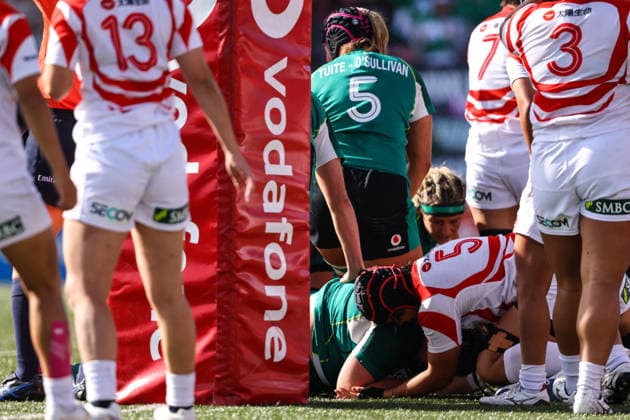 Women s International Test Match, Virgin Media Park, Cork 3 10 2026 Ireland vs Japan Ireland s Eilis Cahill scores her side s first try Eilis Cahill scores her side s first try 3 10 2026  Copyright: xx BB3_9516