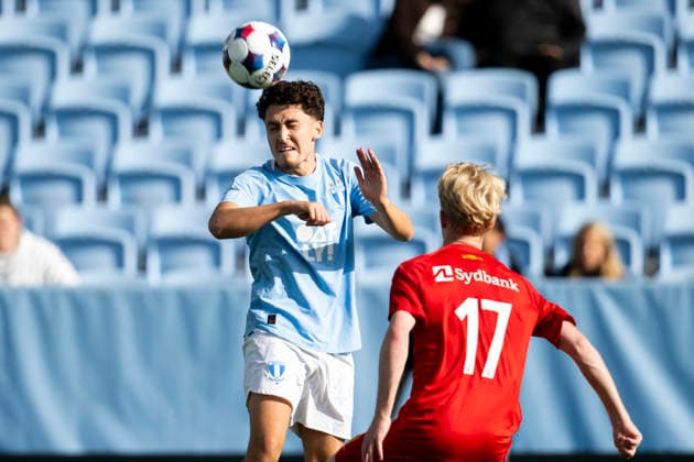 261003 Antonio Palac of Malmö FF during the friendly match between Malmö FF and FC Nordsjælland on October 3, 2026 in Malmö. Photo by Avdo Bilkanovic, BILDBYRAN COP 115 AB0391. soccer, football, fotball, practice match, friendly match, Malmö FF, FC Nordsjälland, bbeng  Copyright: AVDOxBILKANOVIC BB261003AB069