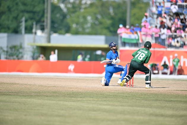 Asian Games 2026 Aichi-Nagoya, Japan Indian Men™s Cricket Team celebrating the victory over Pakistan in the Gold Medal Match held at Asian Games, Nagoya. Silver Pakistan and Srilanka Bronze. Aichi, Nagoya Japan Copyright: xSeshadrixSukumarx