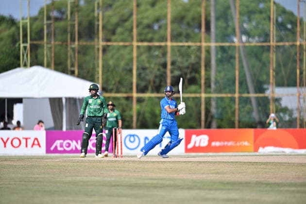 Asian Games 2026 Aichi-Nagoya, Japan Indian Men™s Cricket Team celebrating the victory over Pakistan in the Gold Medal Match held at Asian Games, Nagoya. Silver Pakistan and Srilanka Bronze. Aichi, Nagoya Japan Copyright: xSeshadrixSukumarx