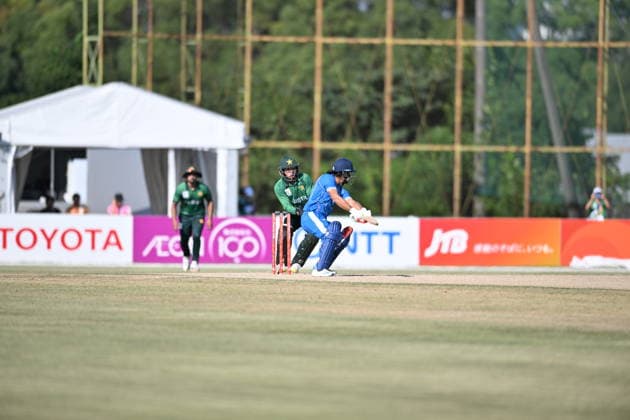 Asian Games 2026 Aichi-Nagoya, Japan Indian Men™s Cricket Team celebrating the victory over Pakistan in the Gold Medal Match held at Asian Games, Nagoya. Silver Pakistan and Srilanka Bronze. Aichi, Nagoya Japan Copyright: xSeshadrixSukumarx