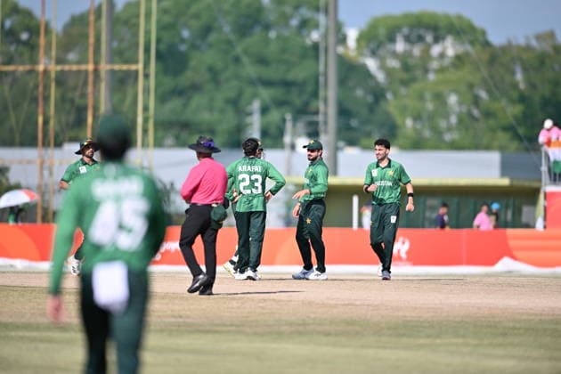 Asian Games 2026 Aichi-Nagoya, Japan Indian Men™s Cricket Team celebrating the victory over Pakistan in the Gold Medal Match held at Asian Games, Nagoya. Silver Pakistan and Srilanka Bronze. Aichi, Nagoya Japan Copyright: xSeshadrixSukumarx