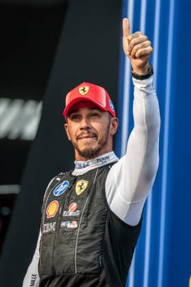 Sepang Circuit, Kuala Lumpur, Malaysia. 3.October.2026; Lewis Hamilton of Great Britain and Scuderia Ferrari HP during qualifying Formula One Bahrain Grand Prix aflo_352942759 JayxHiranox