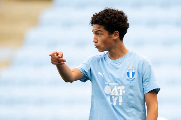 October 3, 2026: Leon da Silva of Malmö FF during the friendly match between Malmö FF and FC Nordsjælland on October 3, 2026 in Malmö. Photo by Avdo Bilkanovic, BILDBYRAN COP 115 AB0391. soccer, football, fotball, friendly match, Malmö FF, FC Nordsjälland, bbeng Copyright: AVDOxBILKANOVIC BB261003AB093