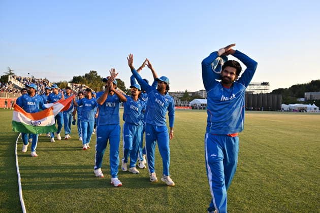 Asian Games 2026 Aichi-Nagoya, Japan Indian Men™s Cricket Team celebrating the victory over Pakistan in the Gold Medal Match held at Asian Games, Nagoya. Silver Pakistan and Srilanka Bronze. Aichi, Nagoya Japan Copyright: xSeshadrixSukumarx