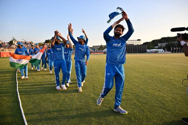 Asian Games 2026 Aichi-Nagoya, Japan Indian Men™s Cricket Team celebrating the victory over Pakistan in the Gold Medal Match held at Asian Games, Nagoya. Silver Pakistan and Srilanka Bronze. Aichi, Nagoya Japan Copyright: xSeshadrixSukumarx