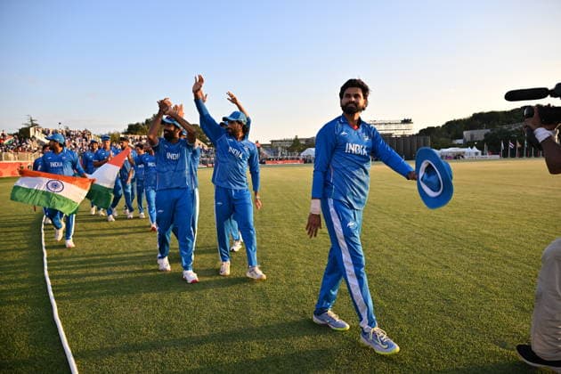 Asian Games 2026 Aichi-Nagoya, Japan Indian Men™s Cricket Team celebrating the victory over Pakistan in the Gold Medal Match held at Asian Games, Nagoya. Silver Pakistan and Srilanka Bronze. Aichi, Nagoya Japan Copyright: xSeshadrixSukumarx