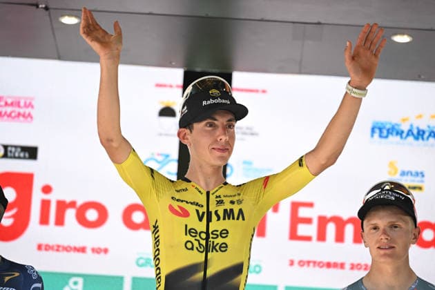 03-10-2026 Giro Dell emilia; 2026, Visma - Lease A Bike; Piganzoli, Davide; Bologna - San Luca;
