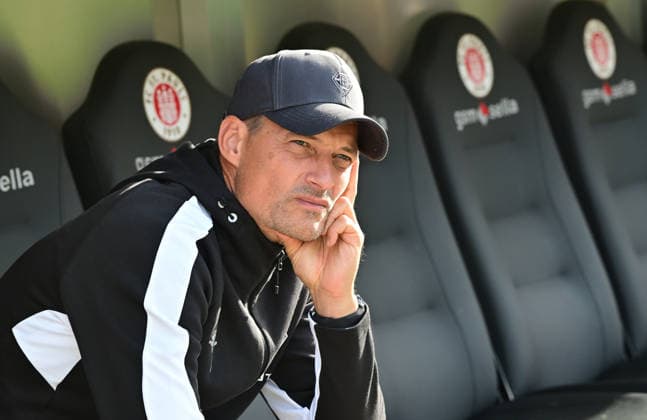 October 3, 2026, GER Soccer, Men, Bundesliga, Friendly Match, 2026–2027 Season, Hamburg, FC St. Pauli vs. Borussia Mönchengladbach; Coach Alexander Blessin; BMG Gladbach returns to the Millerntor; DFB and DFL regulations prohibit any use of photographs as image sequences and or quasi-video; Hamburg Millerntorstadion, Hamburg, Germany Copyright: xnordphotoxGmbH xWitkex