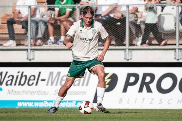Soccer Austria Friendly Match 2025 2026 03 10 2026 SC Austria Lustenau vs. FC Schalke 04 SUN MINIMEAL Arena Lustenau, Austria Robin Voisine Austria Lustenau Copyright: xLUKAxKOLANOVICx