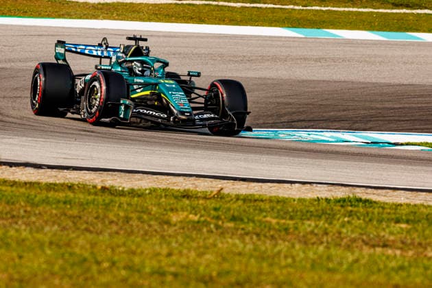 RECORD DATE NOT STATED 3rd October 2026; Sepang IC, Kuala Lumpur, Malaysia; Formula 1, Bahrain Grand Prix, Qualifying Day; Lance Stroll (18) of Canada and Aston Martin Aramco Formula One Team during qualifying at the Bahrain Grand Prix StephenxBlackberry