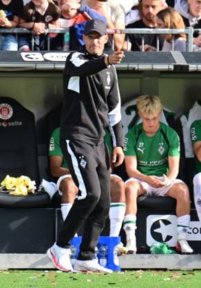 October 3, 2026, GER Soccer, Men, Bundesliga, Friendly Match, 2026–2027 Season, Hamburg, FC St. Pauli vs. Borussia Mönchengladbach Coach Alexander Blessin BMG Gladbach DFB DFL regulations prohibit any use of photographs as image sequences and or quasi-video Hamburg Millerntorstadion Hamburg Germany Copyright: xnordphotoxGmbH xWitkex