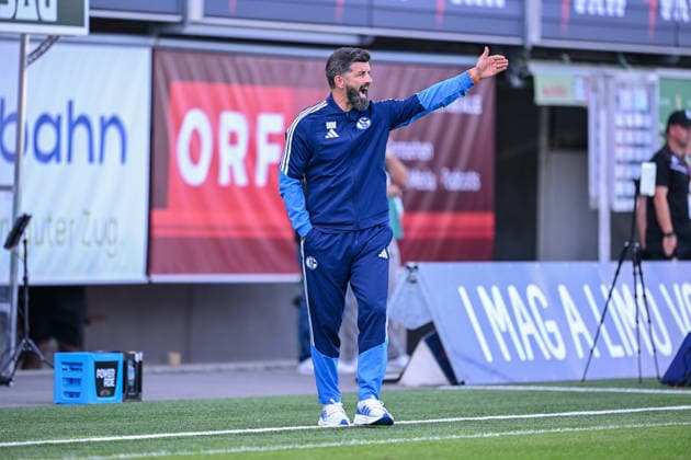 October 3, 2026, Soccer, 2026–2027 Season, Friendly Match, SC Austria Lustenau vs. FC Schalke 04, Coach Miron Muslic, FC Schalke 04 xRHR PHOTO YYx Copyright: KROEGER RHR-FOTOx RHR-FOTO YY