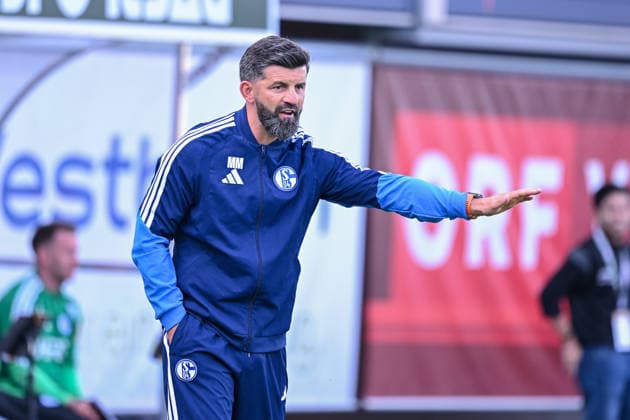 October 3, 2026, Soccer, 2026–2027 Season, Friendly Match, SC Austria Lustenau vs. FC Schalke 04, Coach Miron Muslic, FC Schalke 04 xRHR PHOTO YYx Copyright: KROEGER RHR-FOTOx RHR-FOTO YY