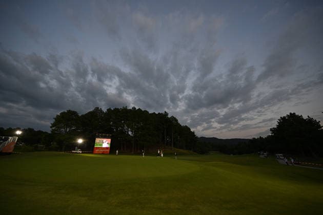 General view, OCTOBER 3, 2026 - Golf : Men s Individual Final Round play off at Kasugai Country Club during the Asian Games Aichi-Nagoya 2026 in Aichi, Japan. aflo_352951053 KenjiroxMatsuox